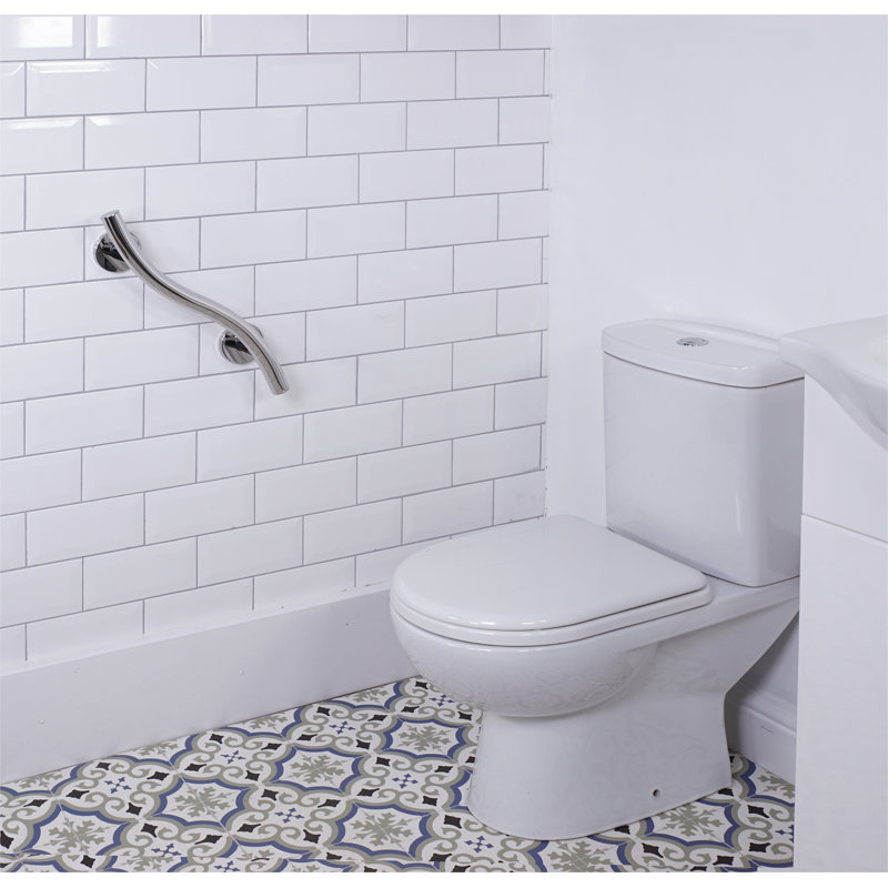 Defreese Grab Bar, 48cm W, Polished Finish