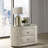 Ivory 2-drawer Upholstered Nightstand Bedside Table