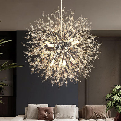 Lustre fantaisie à 8 lumières Pirrie