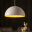 1 - Light Brown Dome Pendant-86676040-86676041