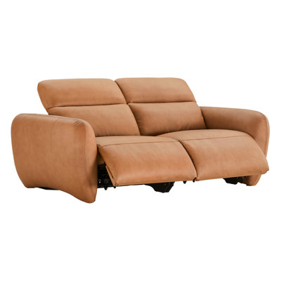 Astro 79" Genuine Leather Modular Loveseat