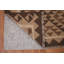 Tapis kilim réversible en laine brun 5 x 6