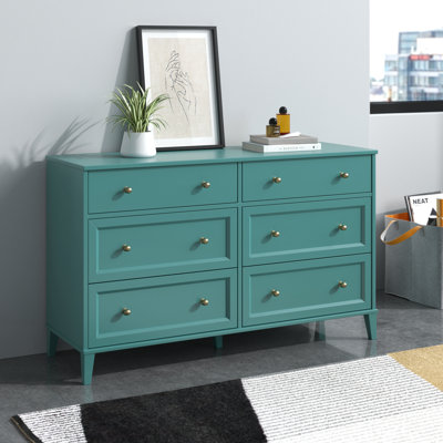 Commode 6 tiroirs 53,54 po Cavallo