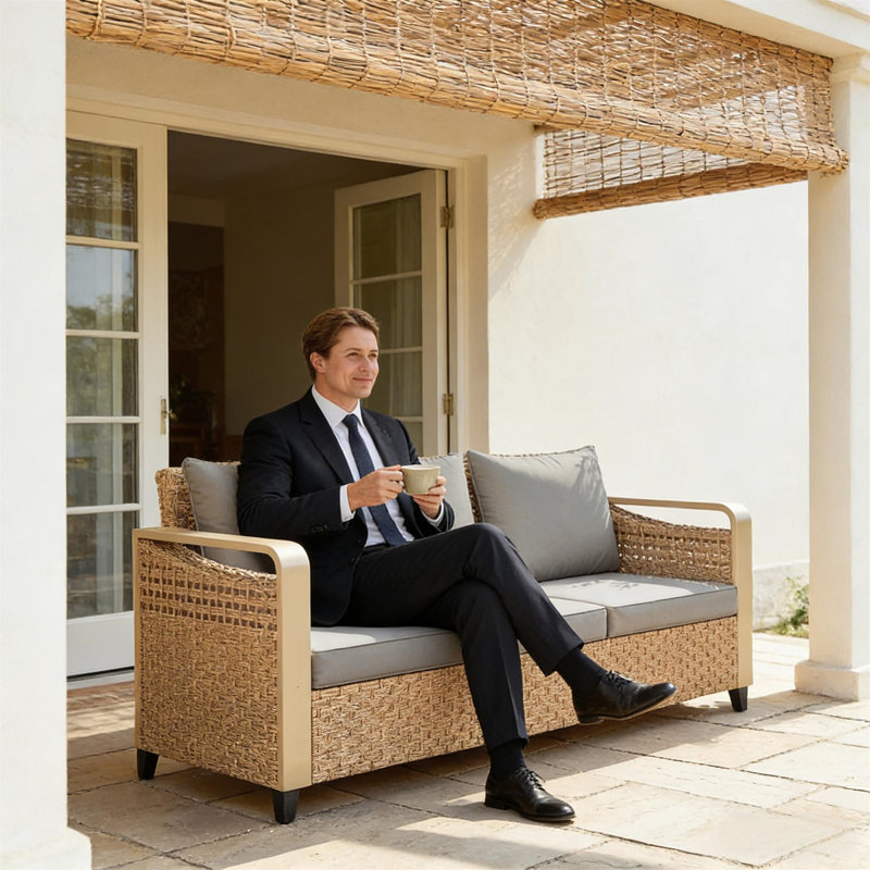 Backyard Sofa, Gray