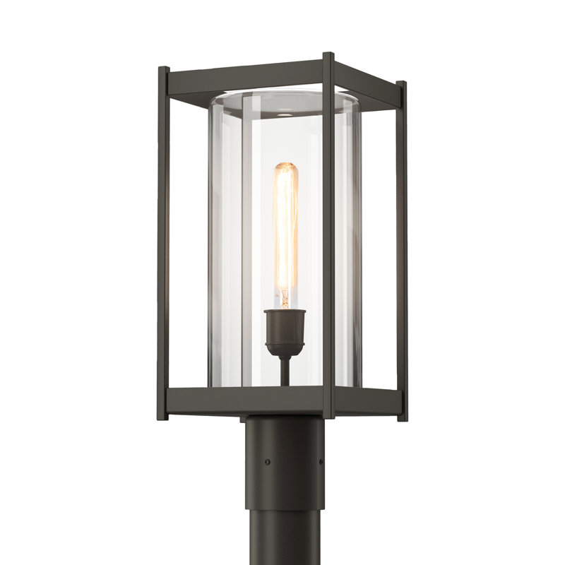 Cela 1 - Light 18.6" H Lantern Head, Clear Glass, Coastal Dark Smoke
