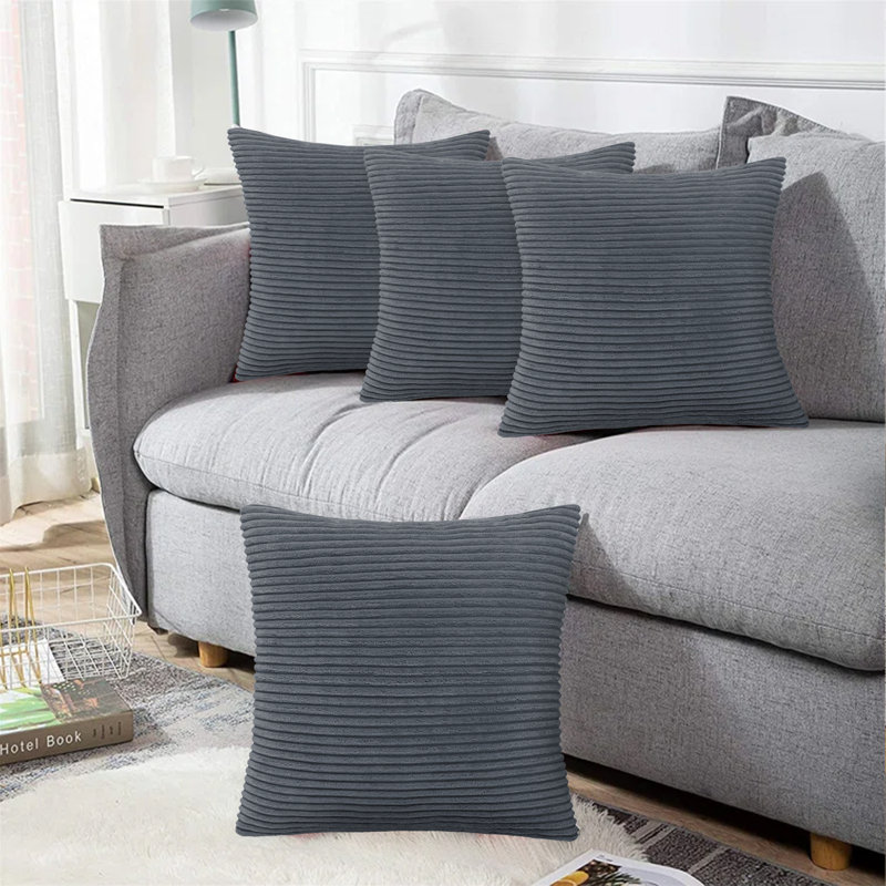 Antonietta Velvet Scatter Cushion Cover, Grey