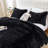 Fluffy Comforter Set 3 Pieces- All Seasons Luxury Fuzzy Comforter With Two Pillowcases-116925518-116925516