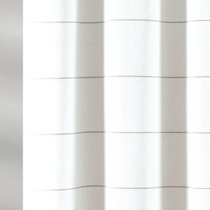 Gracie Oaks Wainscott 100% Cotton Striped Shower Curtain & Reviews ...