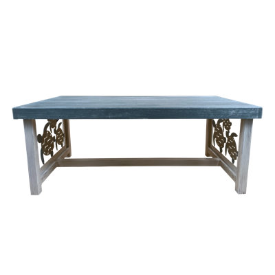 ENSEMBLE DE TABLE TURTLES TIDE.  1 table de canapé rectangulaire, 1 table basse rectangulaire, 2 tables de bout carrées en fer