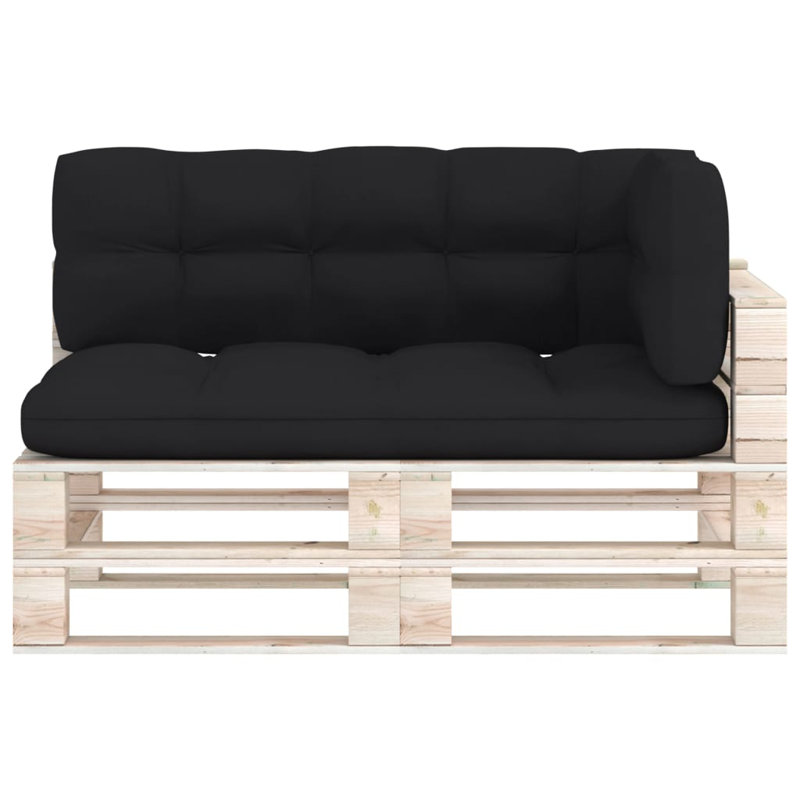 Toan Outdoor Seat / Back Cushion, Black