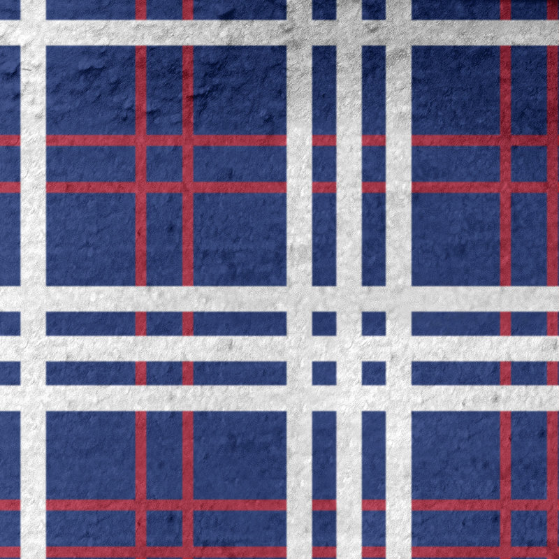 Bath Towel, Dark Blue/Red/White, Microfiber