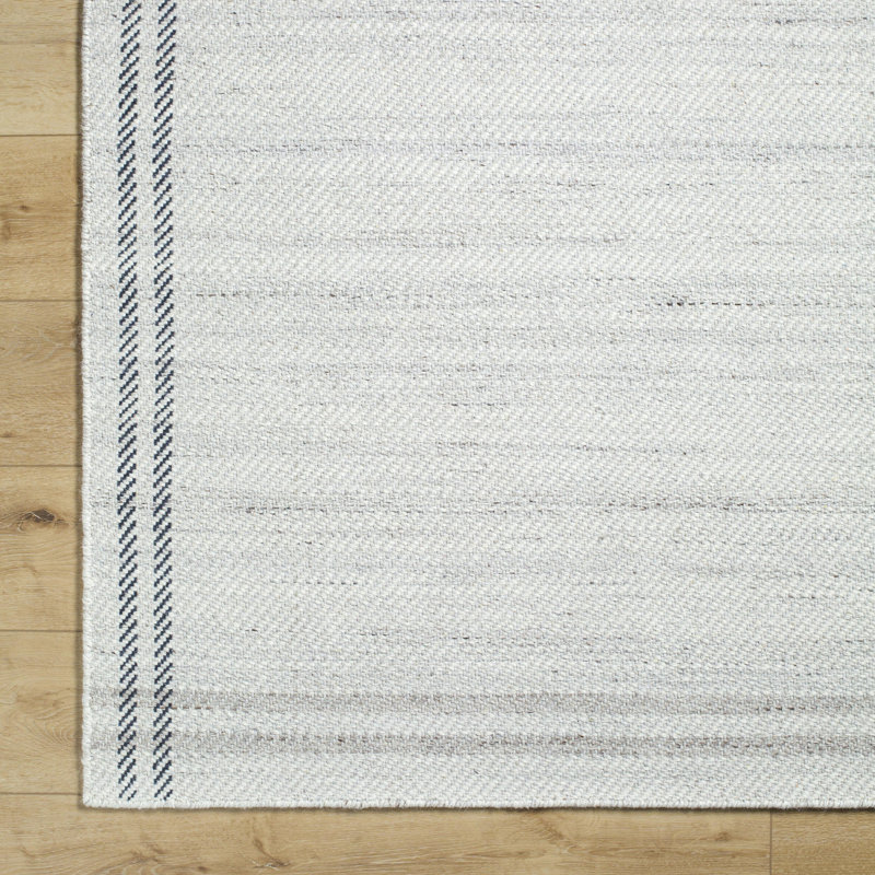 Tapis gris en laine Lavande, Rectangle 2 pi x 3 pi