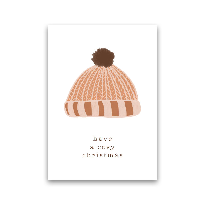 Have A Cosy Christmas - Print, No Framed, 42cm H x 30cm W x 1cm D