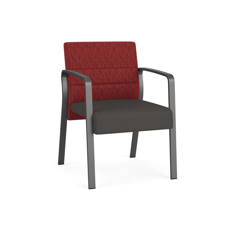 Cadre en métal pour chaise de réception Waterfall, Gris anthracite, Vinyle bleu Patriot Plus Imperial