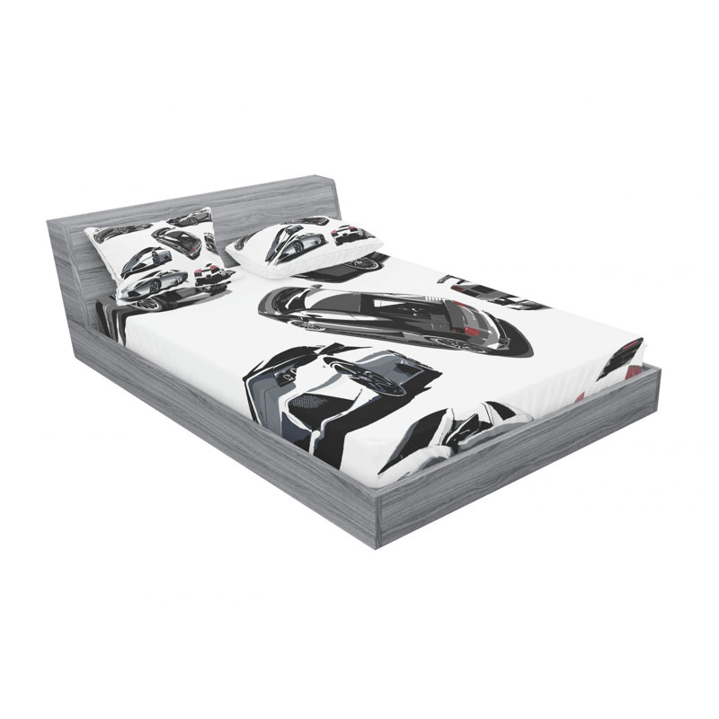 Ensemble de draps pour véhicule, Ensemble de drap pour grand lit avec drap-housse