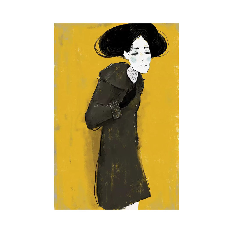 Love Yellow Pls by Anikó Salamon - Wrapped Canvas Print, 152.5 cm H x 101.5 cm W