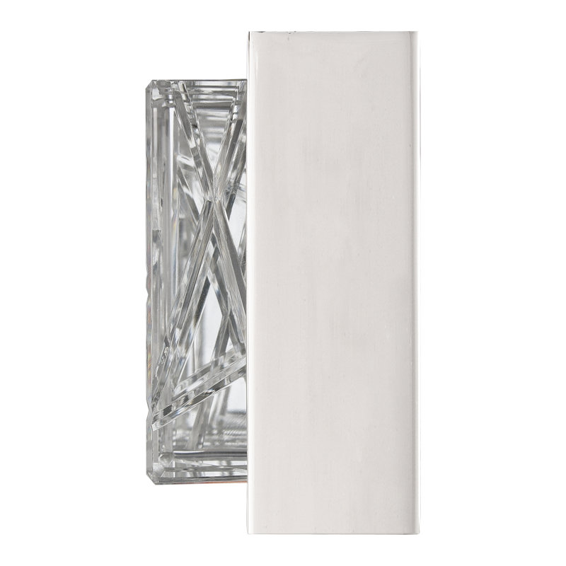 Éclairage pour meuble-lavabo à 2 lumières DEL à intensité variable Lucus, Nickel poli