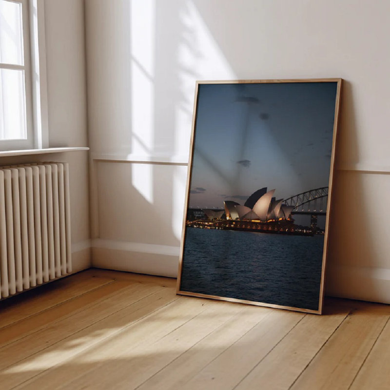 Sydney Travel Print 1, 60cm H x 42cm W