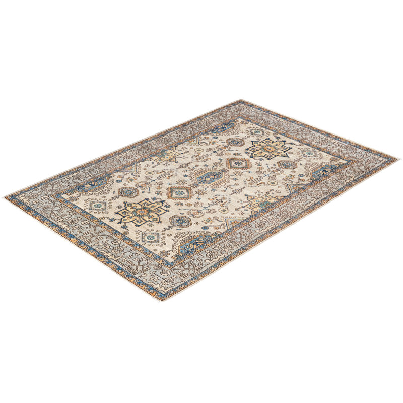 Serapi One-of-a-Kind 3' 11" X 5' 9" Hand Knotted Area Rug