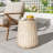Outdoor Cleme Carved Side Table-567910719