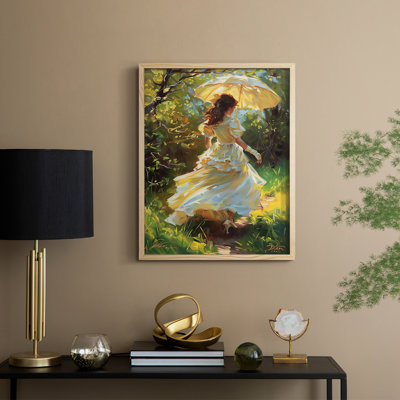«WOMEN Series DCCCLXIV», reproduction encadrée - bois massif