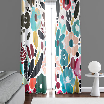 Anaejah Semi Sheer Curtain Pair