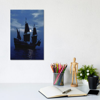 Replica Of Mayflower II - Wrapped Canvas Print