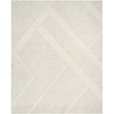 Dkny Pure Patterns Ivory Grey Modern Indoor Rug In Ivory;grey