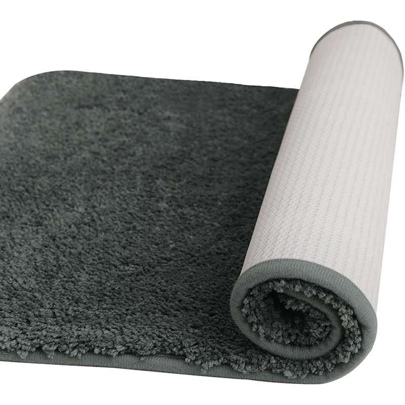Abiella Chenille Non-Slip Bath Rug, 43cm W x 60cm L