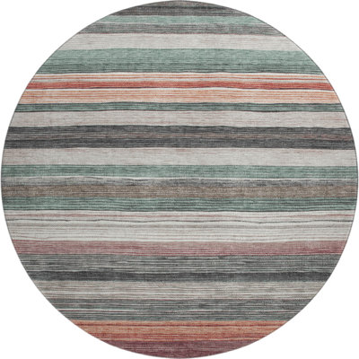 Premium Machine Washable Hedden AMF1703 Stripes Rug