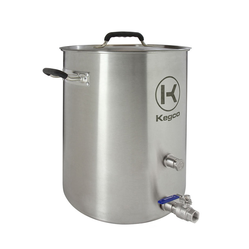 Kegco Metal Brew Kettle, 14 H x 14 W x 18 D