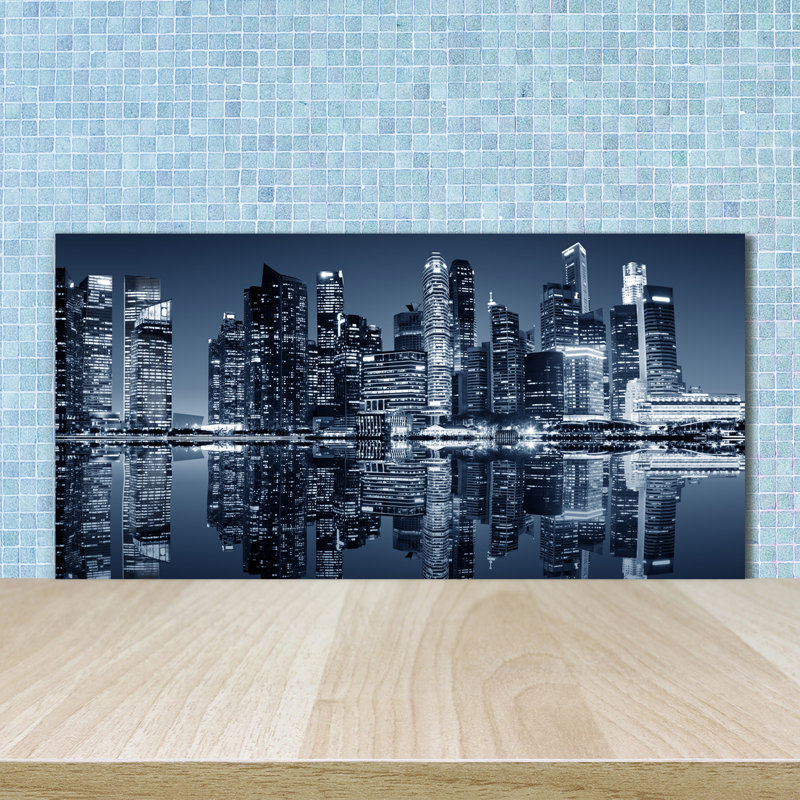 Alantra 50cm W x 100cm L Glass Peel and Stick Panel