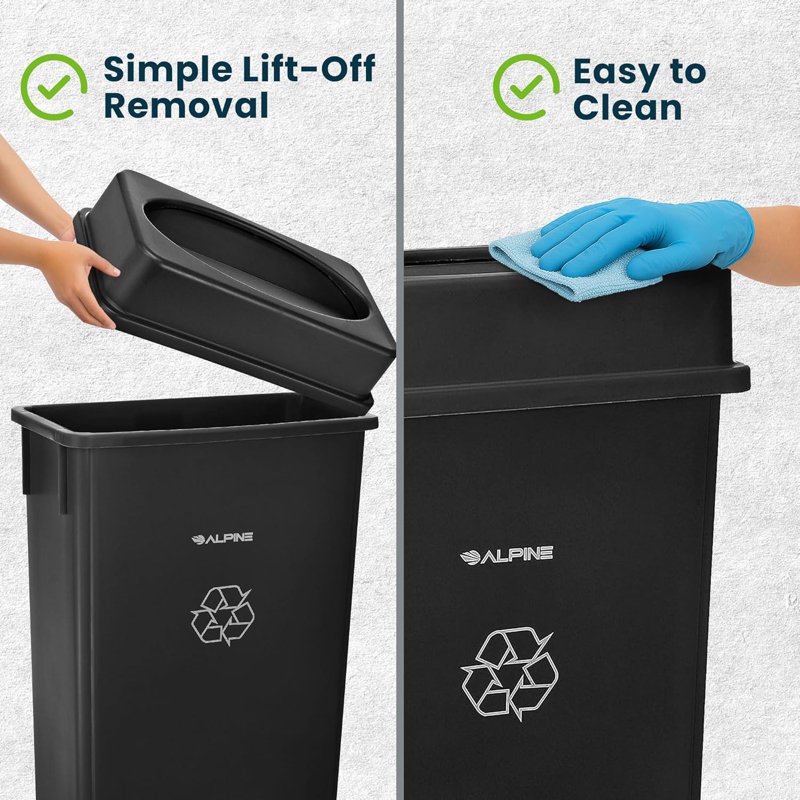 Ensemble de poubelles commerciales 23 gallons