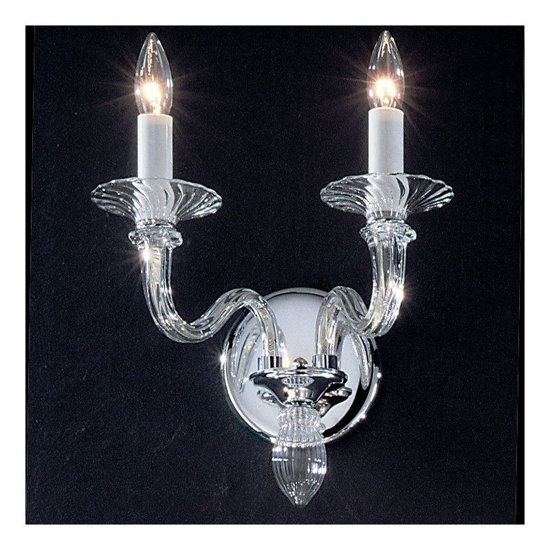 Lampe murale bougie 2 lumières Gregoire
