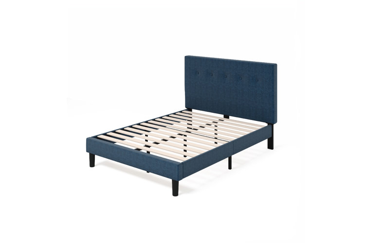 Jed Tufted Upholstered Low Profile Platform Bed