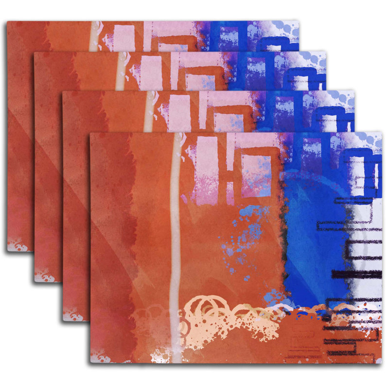 Napperon abstrait en polyester