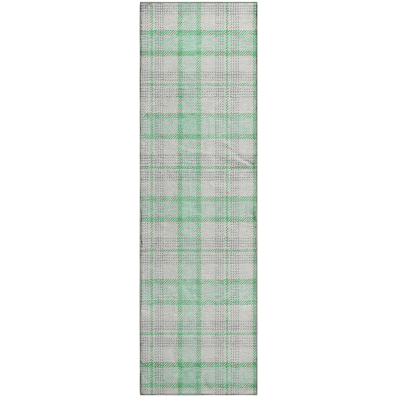 Tapis à carreaux Corum AMF1052 lavable à la machine de qualité supérieure, Tapis de couloir 2 pi 3 po x 7 pi 6 po