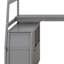 Lit mezzanine avec tiroirs, tablettes et bureau-289469604