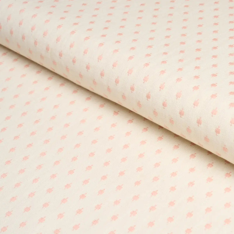 Tissu 100% coton Barlow, Rosé