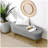 Ottoman Oval Storage Bench,Rubber Wood Legs, (43.5"x16"x16")-1071744709