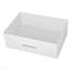 Commode 8 tiroirs avec grands tiroirs en tissu, blanc
