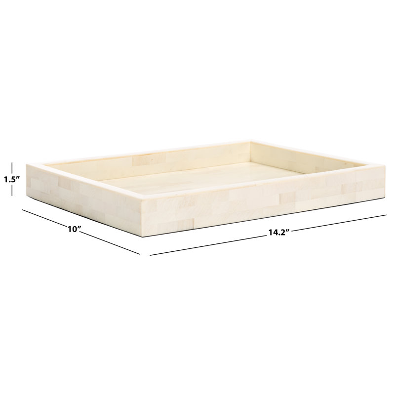 Sabi Resin/Mdf Rectangle Tray