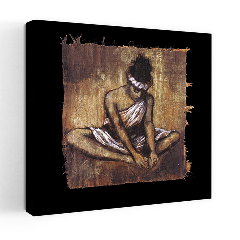 Soulful Grace II, art contemporain abstrait, H 32 po x l 32 po