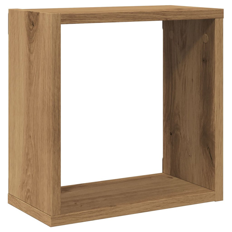 Renu Floating Shelf, 30cm H x 30cm W x 15cm, Artisan Oak