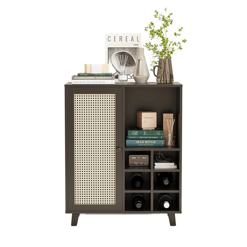 Buffet Buffet avec rangement, Noir