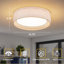 Plafonnier encastré tambour moderne en rotin 5 carats Modern-470873318