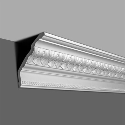 5-1/8 in x 6-7/8 in x 94-1/2 in Leaves Polyurethane Crown Moulding Pro Pack 15-1/2 LF