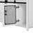 Farmhouse Sideboard with Sliding Barn Doors, Mesh Panels and Open Storage for Living Room-719609275