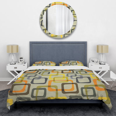 Modern & Contemporary Geometric Shapes Duvet Cover