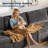 6-piece Modular U-shaped Sectional Plush Corduroy Sofa With Movable Ottoman, Comfy Deep Seat Cloud Couch, Upholstered Living Room Set-1469517342